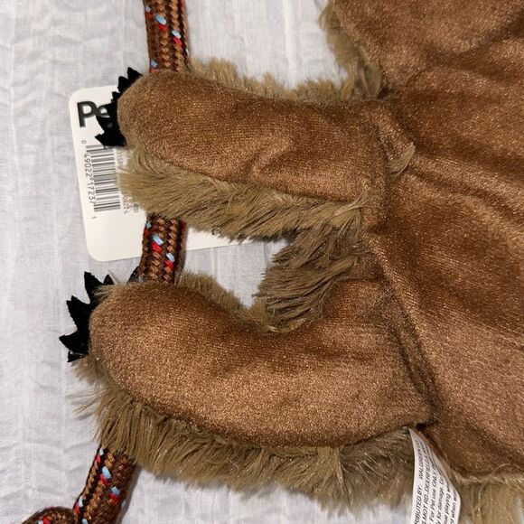 🏆HP🏆 PetShoppe Sloth Squeaker Mat Dog Toy White Brown Black White Ivory - Picture 6 of 13